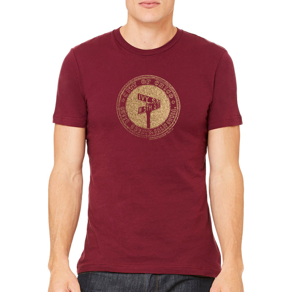 5th & Ivy Tee, Unisex, Heather Cardinal | Chico Classics