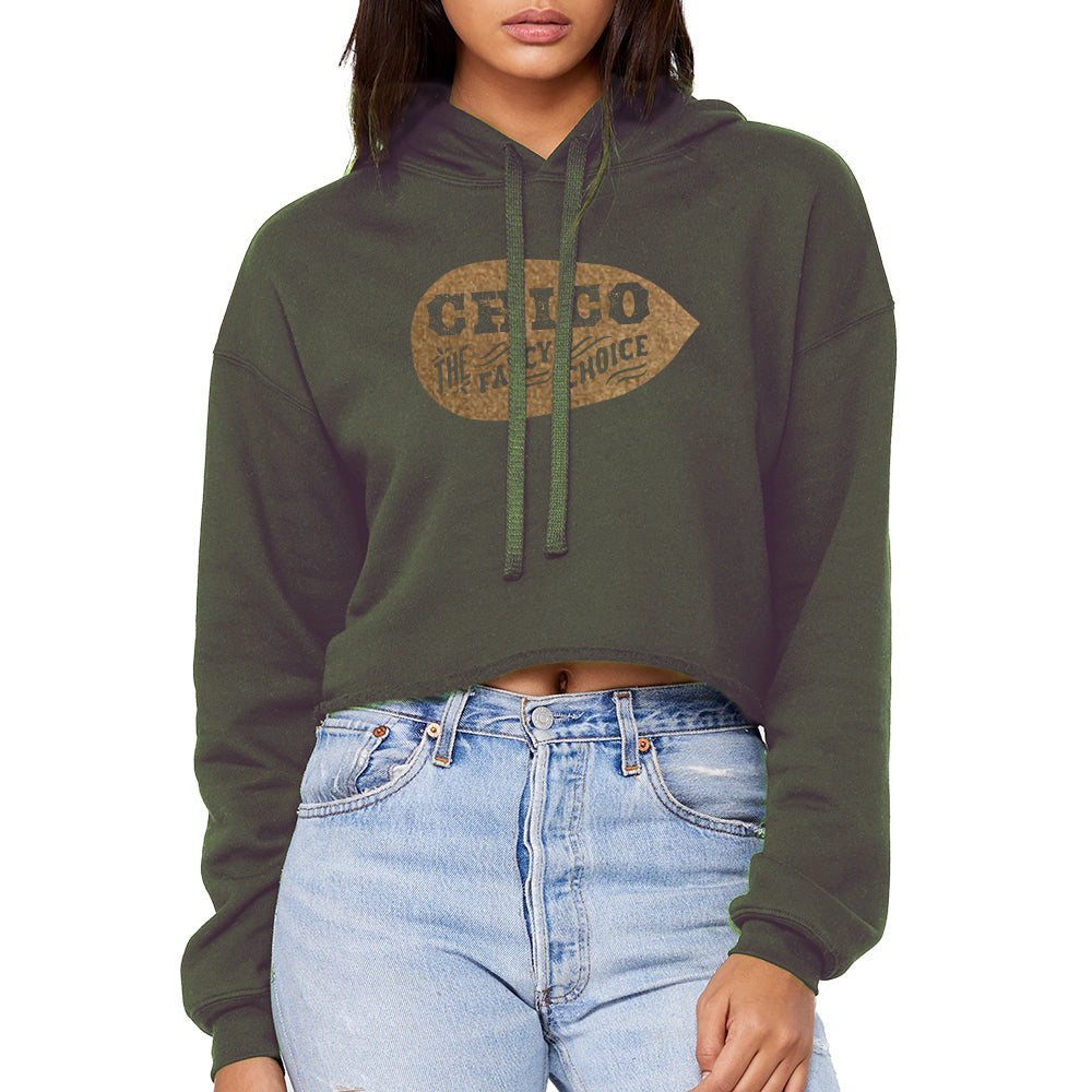 Chico The Fancy Choice™ Cropped Hoodie, Women's, Military Green | Chico Classics