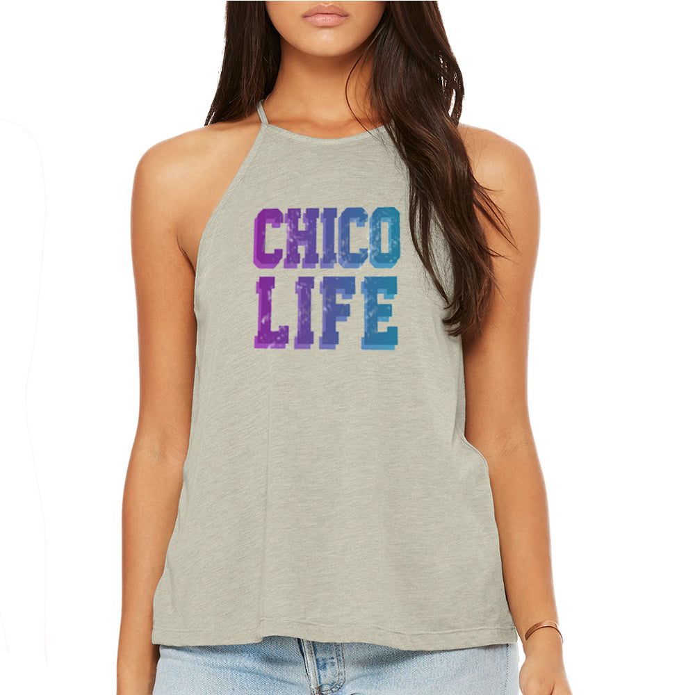 Chico Life High Neck Tank, Women's, Heather Stone | Chico Classics