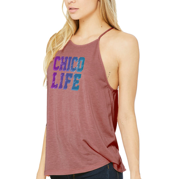 Chico Life High Neck Tank, Women's, Mauve
