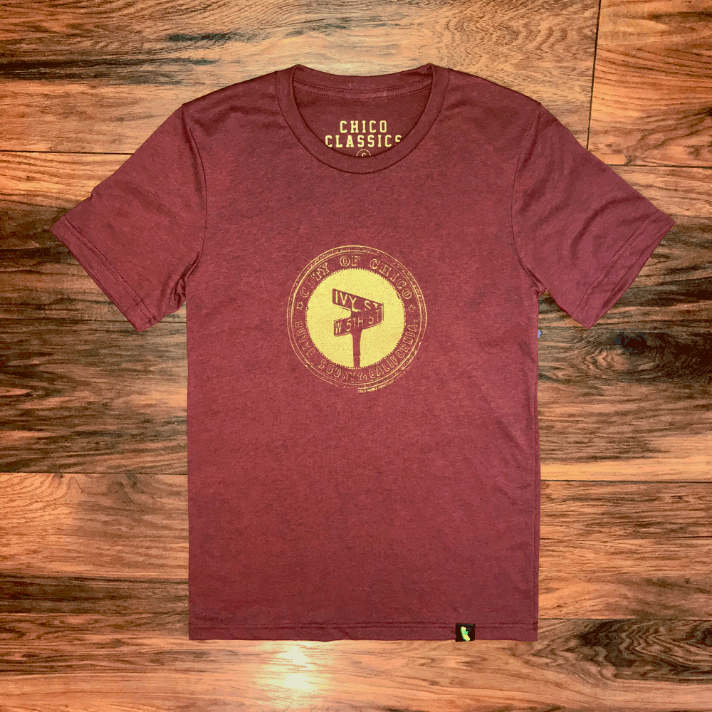 5th & Ivy Tee, Unisex, Heather Cardinal | Chico Classics