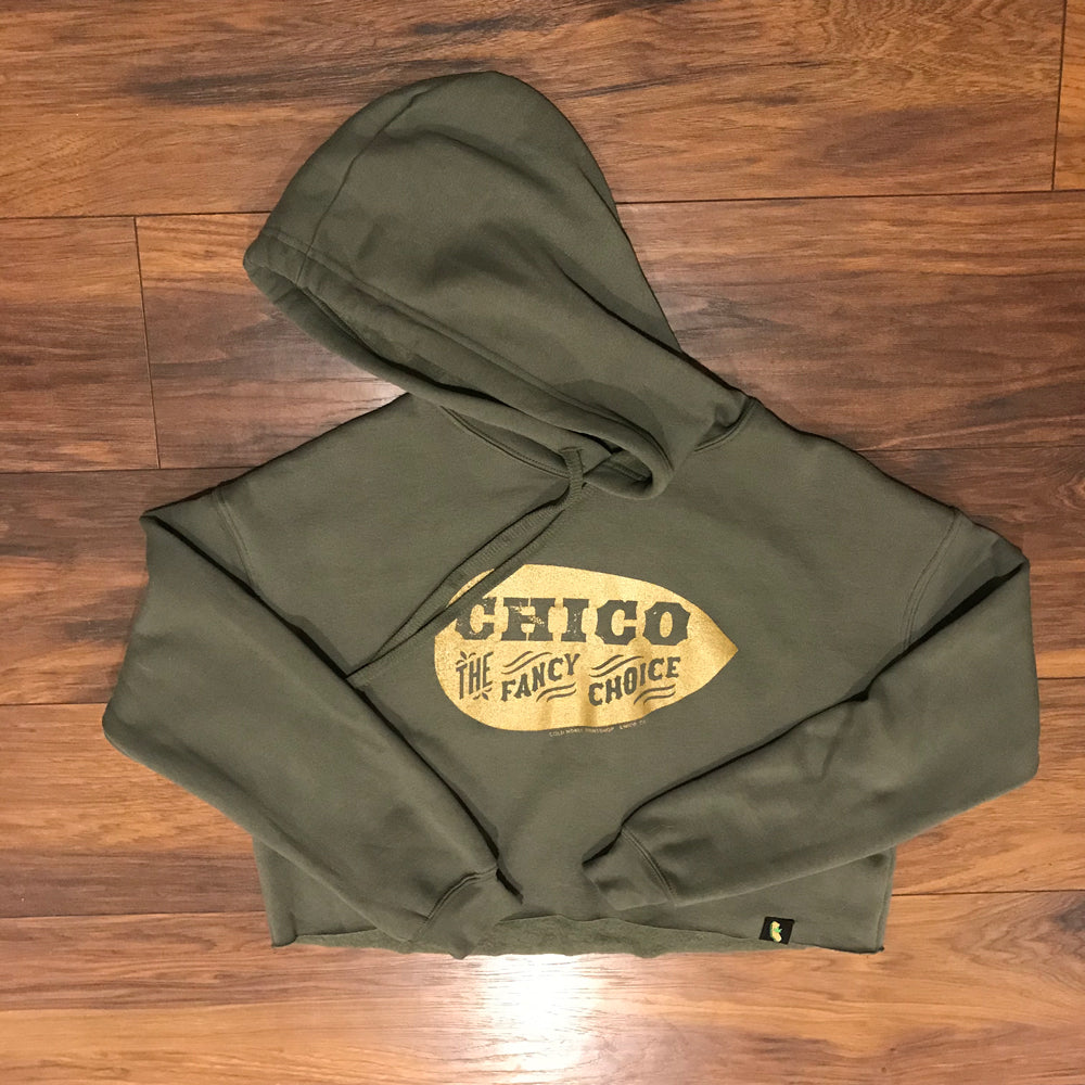 Chico The Fancy Choice™ Cropped Hoodie, Women's, Military Green | Chico Classics