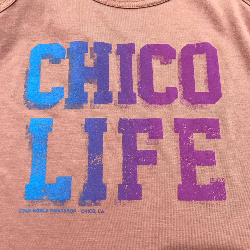 Detail of Chico Life High Neck Tank, Women's, Mauve | Chico Classics